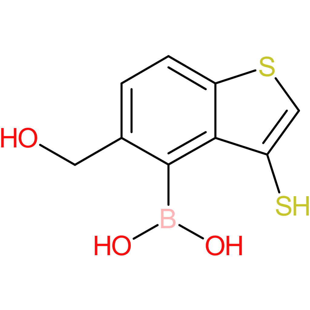 5-(hydroxymethyl)-3-mercaptobenzothiophene-4-boronic acid