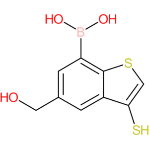 5-(hydroxymethyl)-3-mercaptobenzothiophene-7-boronic acid