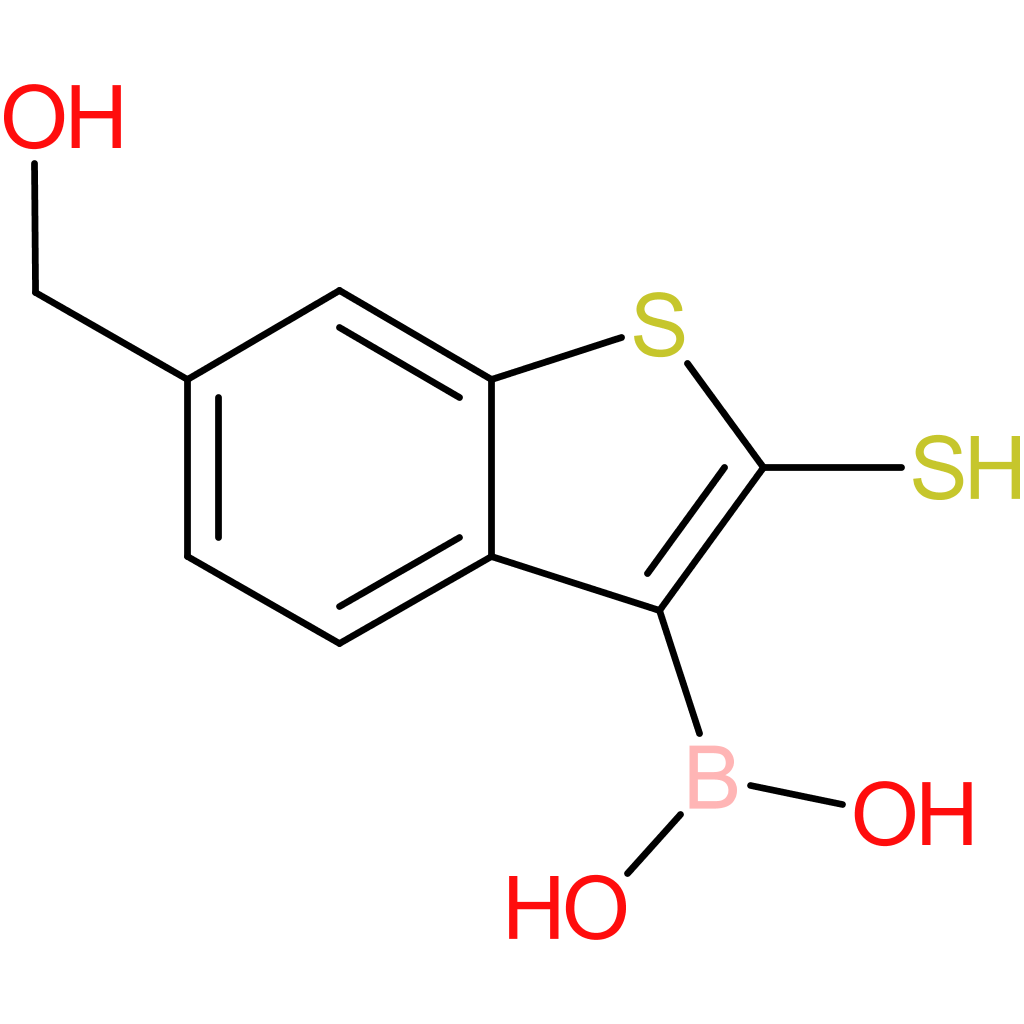 6-(hydroxymethyl)-2-mercaptobenzothiophene-3-boronic acid