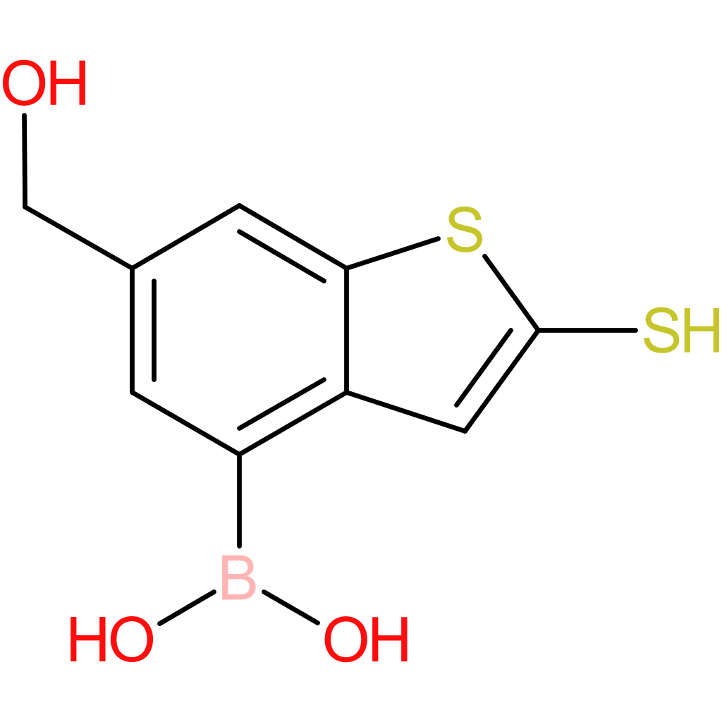 6-(hydroxymethyl)-2-mercaptobenzothiophene-4-boronic acid