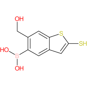 6-(hydroxymethyl)-2-mercaptobenzothiophene-5-boronic acid