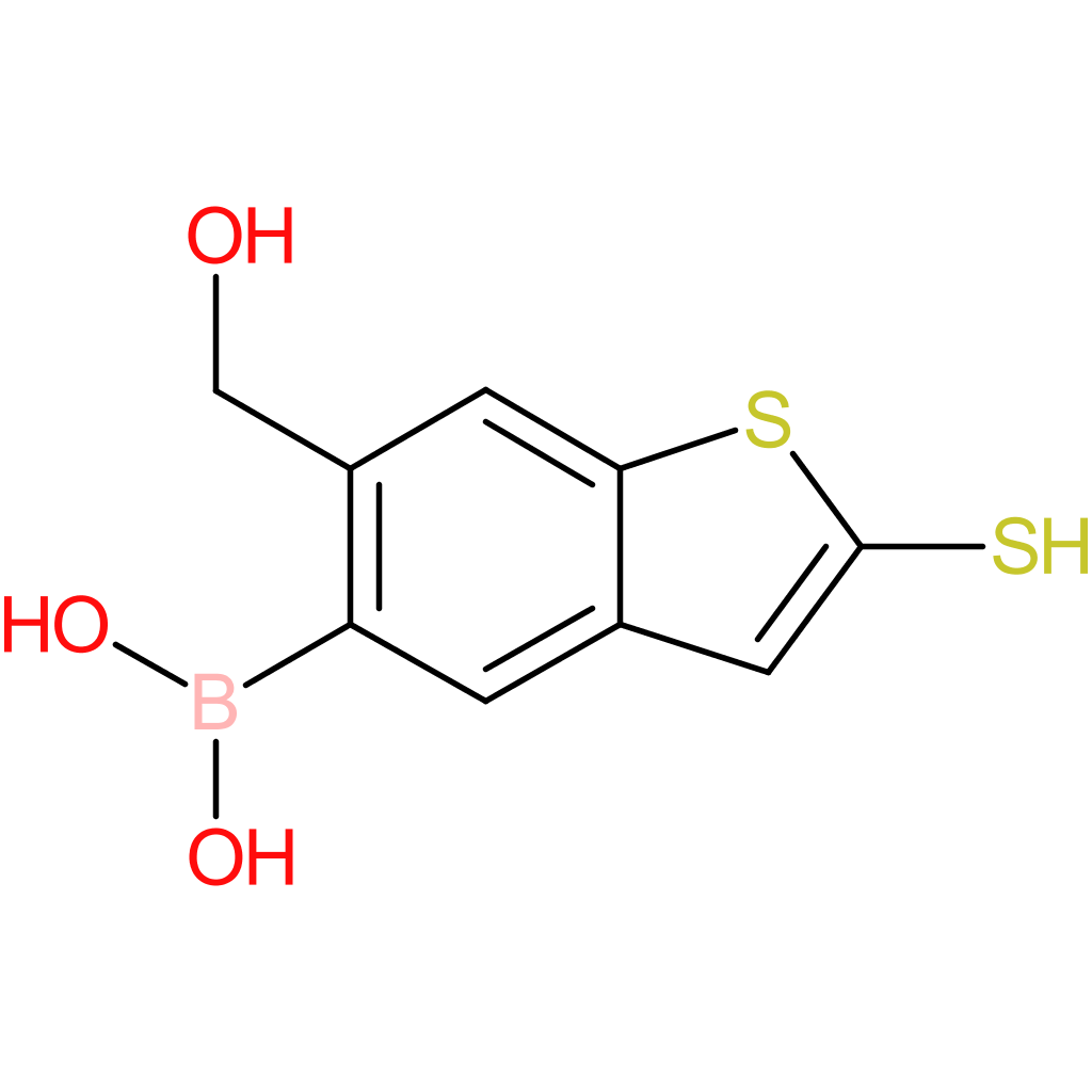 6-(hydroxymethyl)-2-mercaptobenzothiophene-5-boronic acid