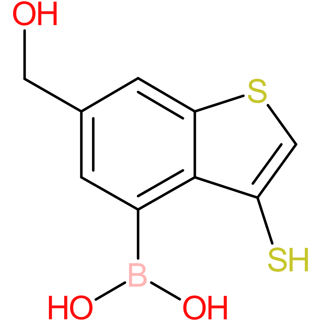 6-(hydroxymethyl)-3-mercaptobenzothiophene-4-boronic acid
