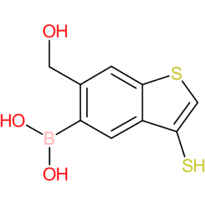 6-(hydroxymethyl)-3-mercaptobenzothiophene-5-boronic acid