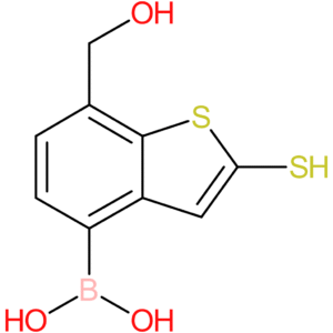 7-(hydroxymethyl)-2-mercaptobenzothiophene-4-boronic acid