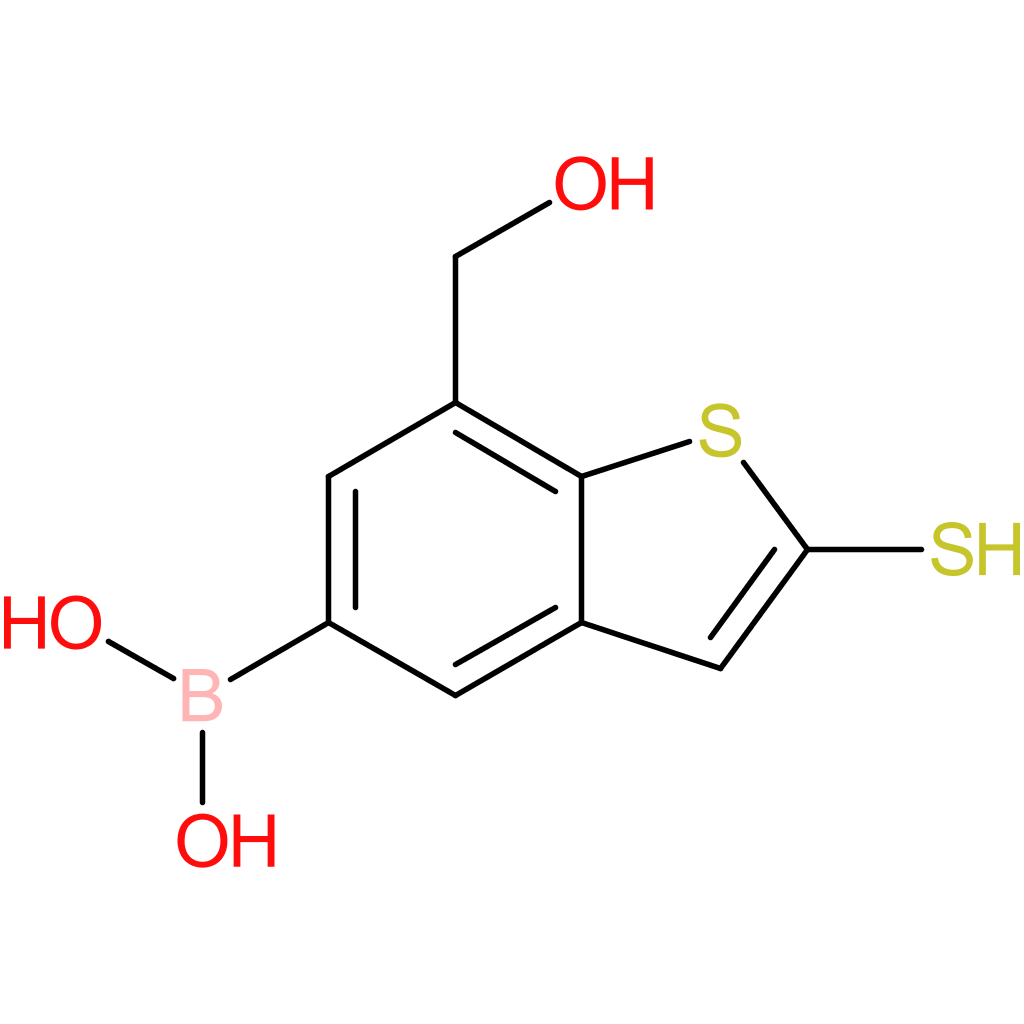 7-(hydroxymethyl)-2-mercaptobenzothiophene-5-boronic acid