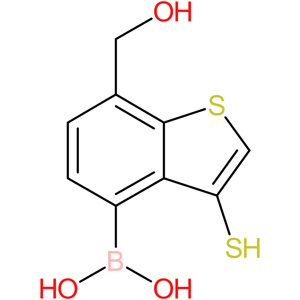 7-(hydroxymethyl)-3-mercaptobenzothiophene-4-boronic acid