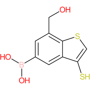 7-(hydroxymethyl)-3-mercaptobenzothiophene-5-boronic acid