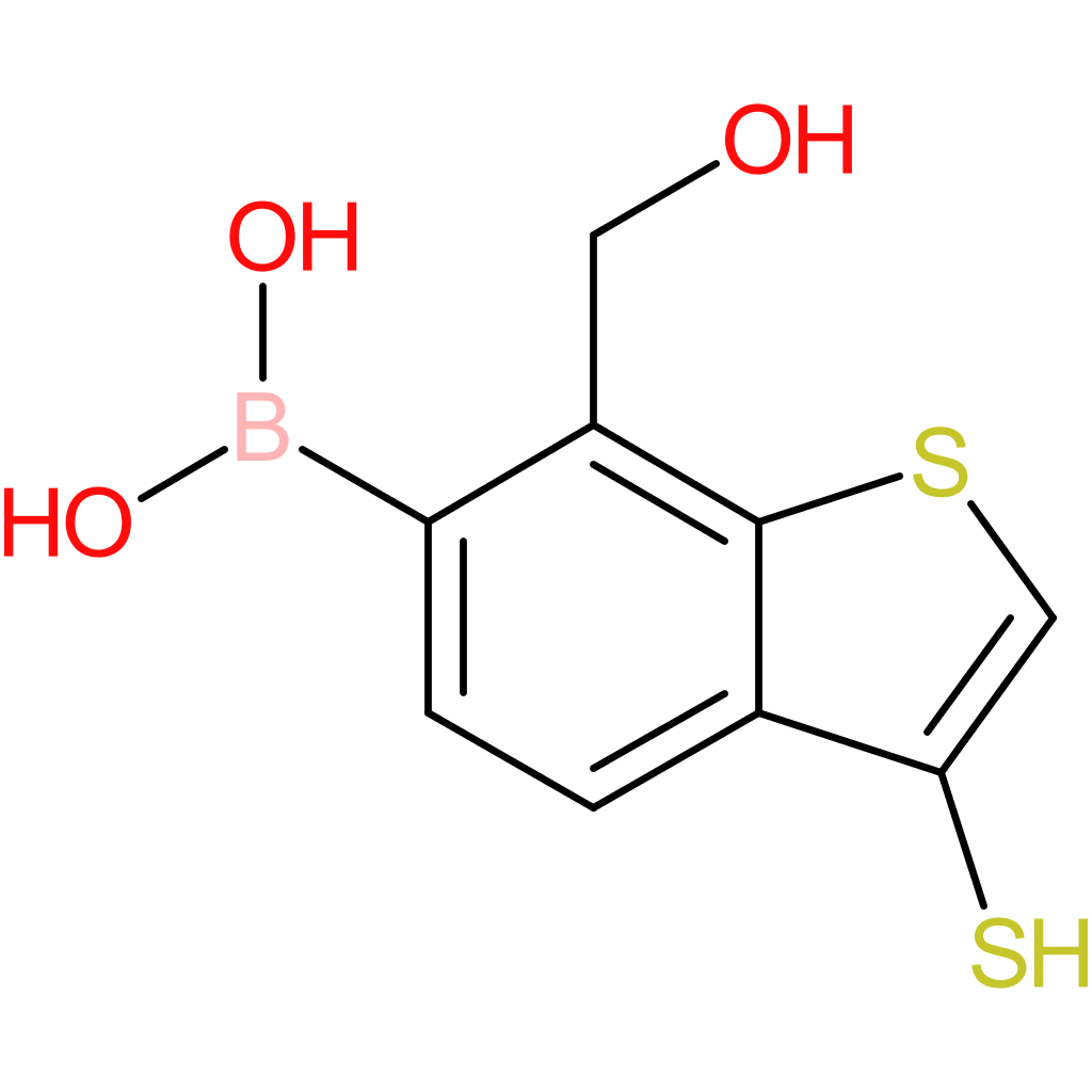 7-(hydroxymethyl)-3-mercaptobenzothiophene-6-boronic acid