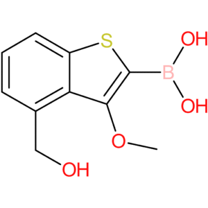 4-(hydroxymethyl)-3-methoxybenzothiophene-2-boronic acid