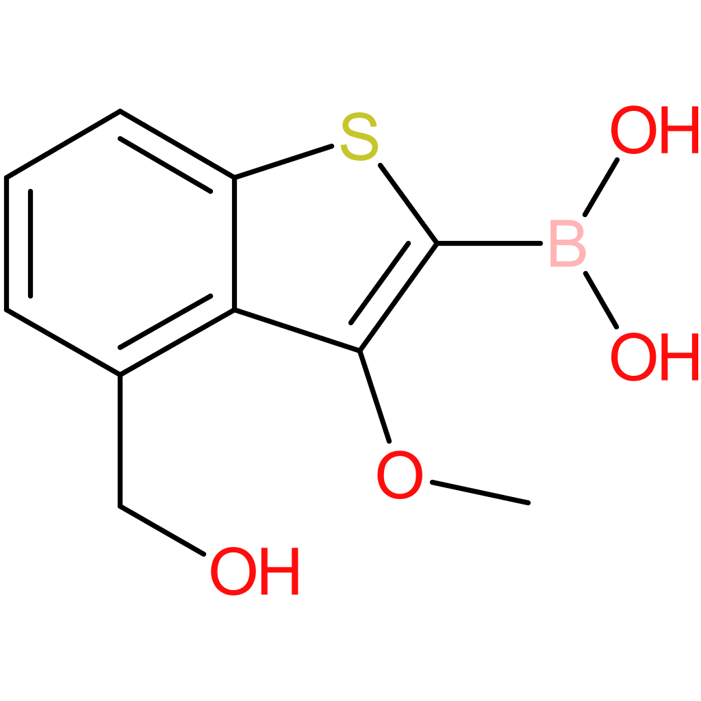 4-(hydroxymethyl)-3-methoxybenzothiophene-2-boronic acid
