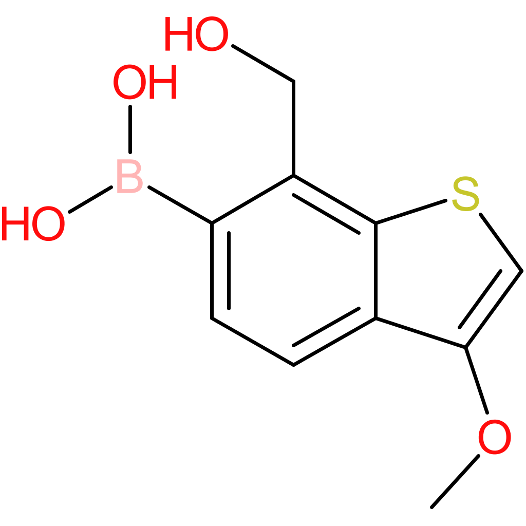 7-(hydroxymethyl)-3-methoxybenzothiophene-6-boronic acid