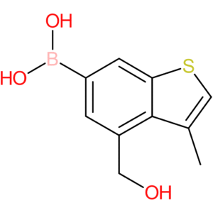 4-(hydroxymethyl)-3-methylbenzothiophene-6-boronic acid