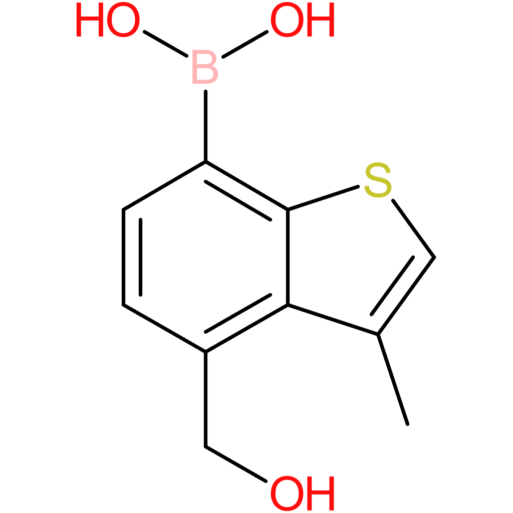 4-(hydroxymethyl)-3-methylbenzothiophene-7-boronic acid