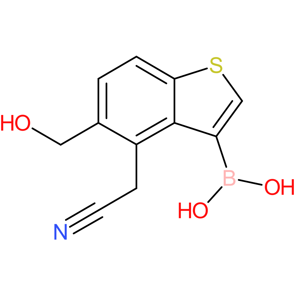 3-borono-5-(hydroxymethyl)benzothiophene-4-acetonitrile