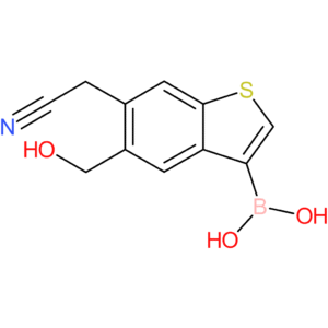 3-borono-5-(hydroxymethyl)benzothiophene-6-acetonitrile