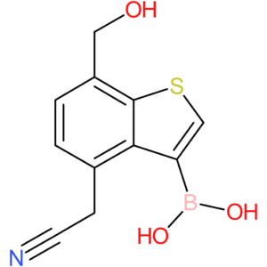 3-borono-7-(hydroxymethyl)benzothiophene-4-acetonitrile