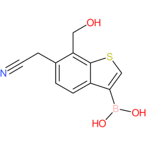 3-borono-7-(hydroxymethyl)benzothiophene-6-acetonitrile