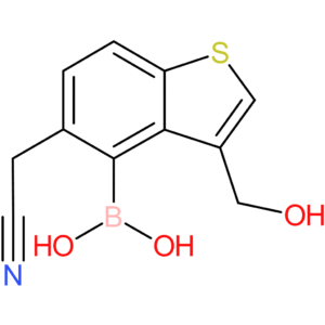 4-borono-3-(hydroxymethyl)benzothiophene-5-acetonitrile
