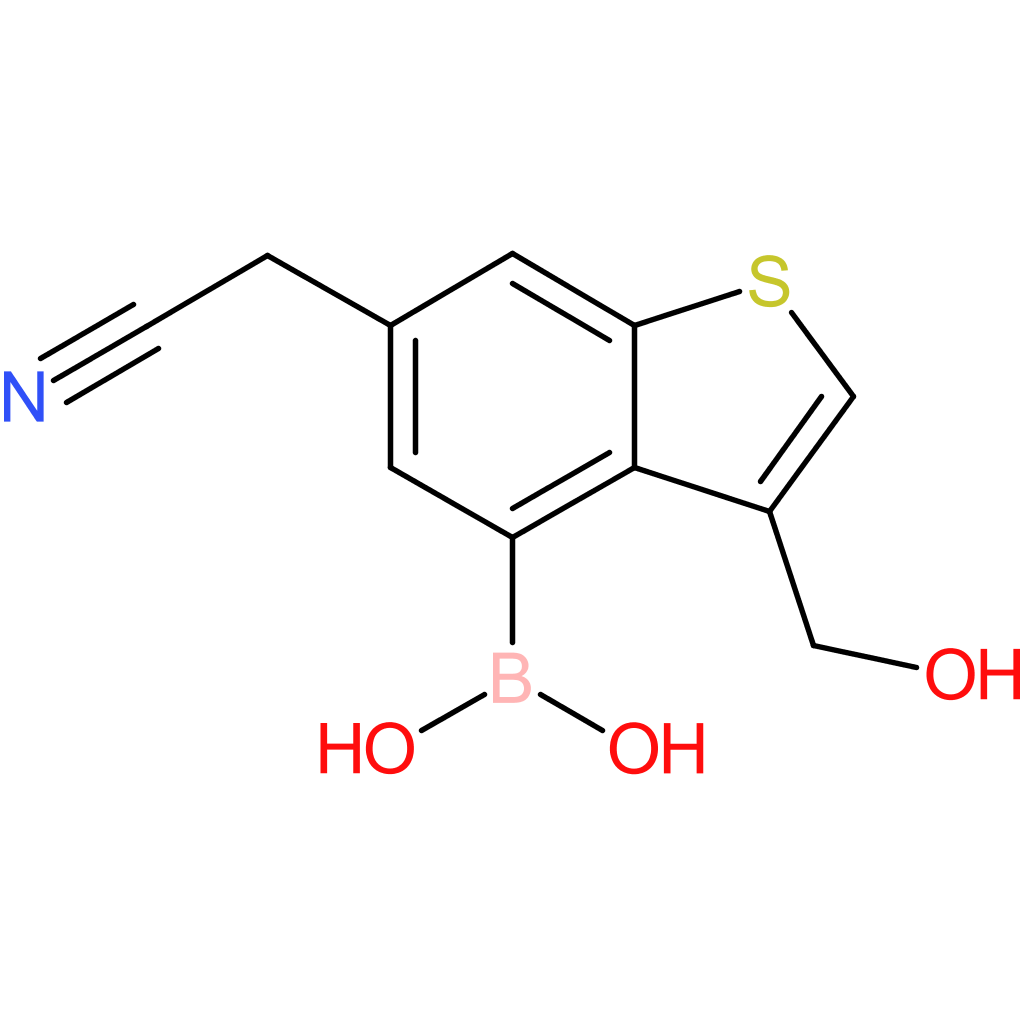 4-borono-3-(hydroxymethyl)benzothiophene-6-acetonitrile