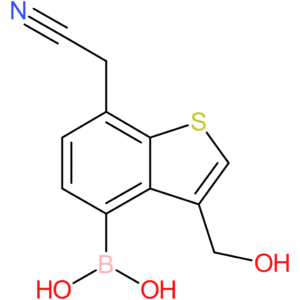 4-borono-3-(hydroxymethyl)benzothiophene-7-acetonitrile