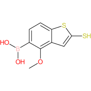 2-mercapto-4-methoxybenzothiophene-5-boronic acid