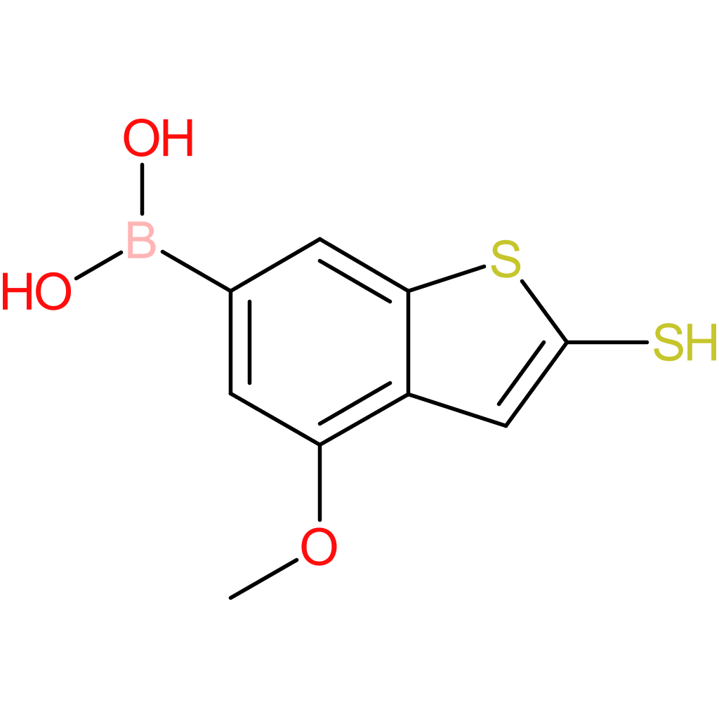 2-mercapto-4-methoxybenzothiophene-6-boronic acid
