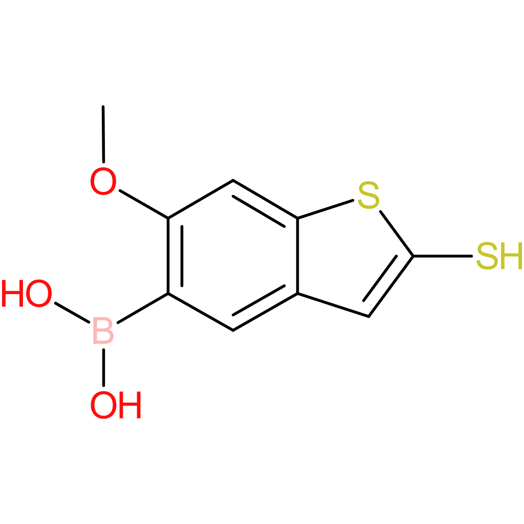 2-mercapto-6-methoxybenzothiophene-5-boronic acid