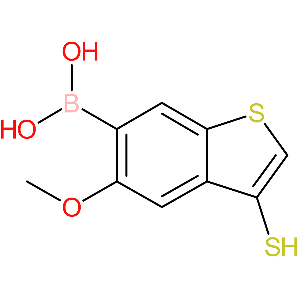 3-mercapto-5-methoxybenzothiophene-6-boronic acid