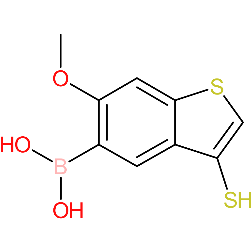 3-mercapto-6-methoxybenzothiophene-5-boronic acid