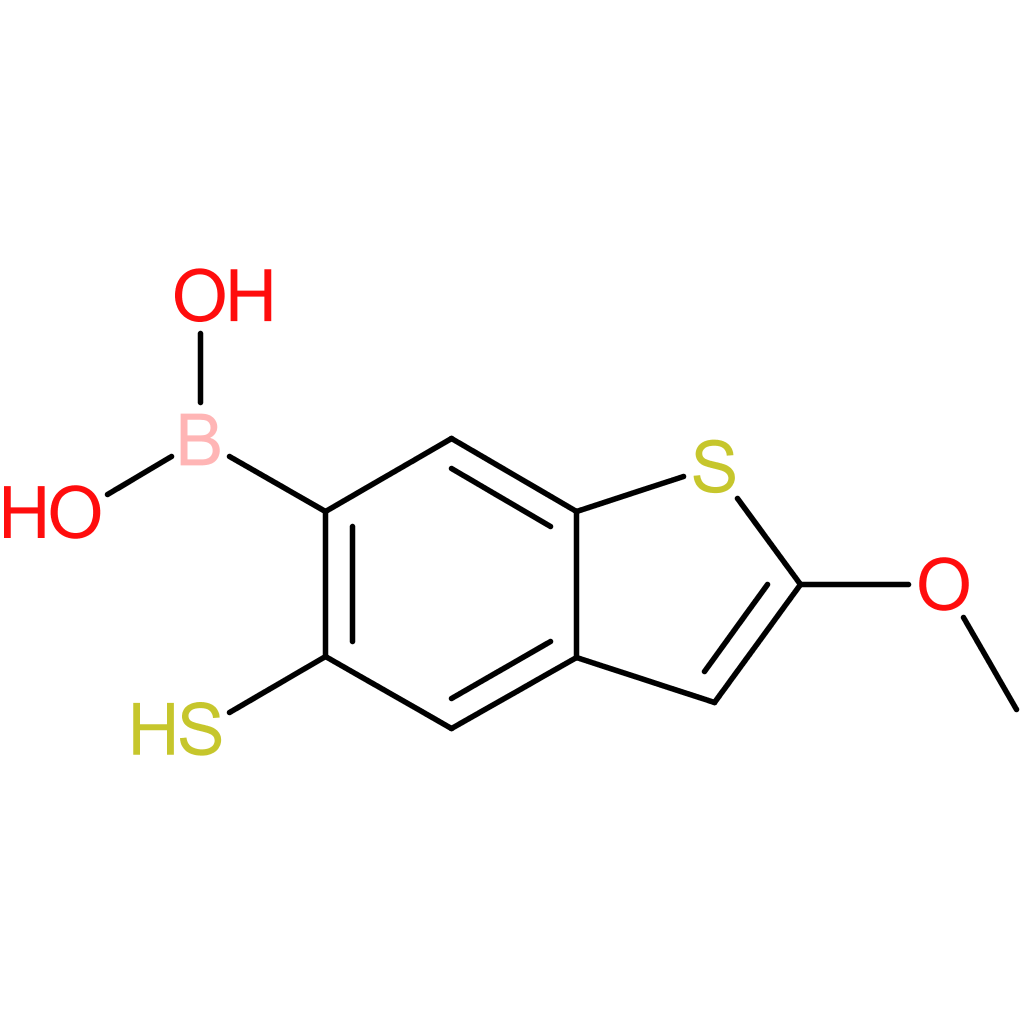 5-mercapto-2-methoxybenzothiophene-6-boronic acid