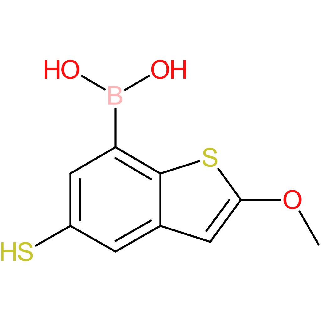 5-mercapto-2-methoxybenzothiophene-7-boronic acid