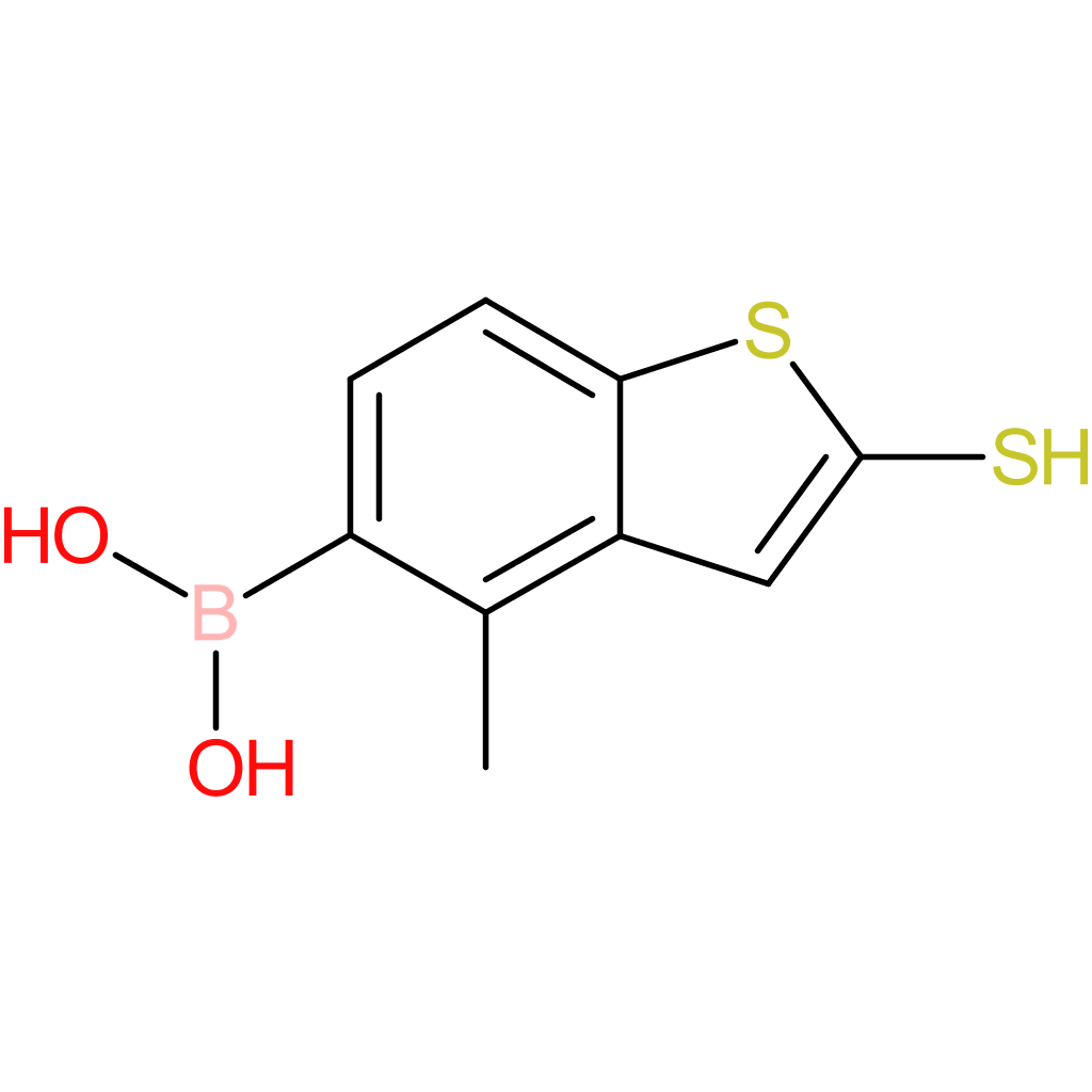 (4-methyl-2-sulfanyl-1-benzothiophen-5-yl)boronic acid
