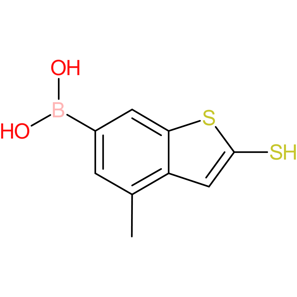 (4-methyl-2-sulfanyl-1-benzothiophen-6-yl)boronic acid