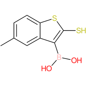 (5-methyl-2-sulfanyl-1-benzothiophen-3-yl)boronic acid
