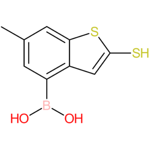 (6-methyl-2-sulfanyl-1-benzothiophen-4-yl)boronic acid