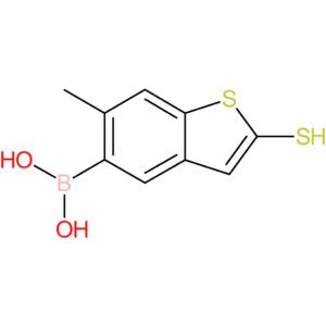 2-mercapto-6-methylbenzothiophene-5-boronic acid