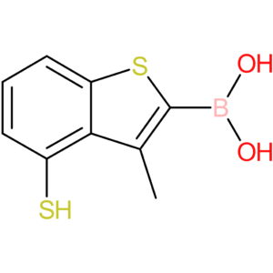 (3-methyl-4-sulfanyl-1-benzothiophen-2-yl)boronic acid