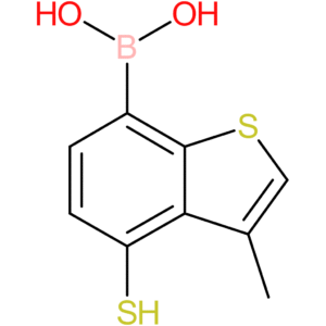(3-methyl-4-sulfanyl-1-benzothiophen-7-yl)boronic acid
