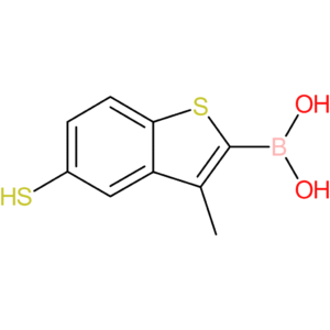 (3-methyl-5-sulfanyl-1-benzothiophen-2-yl)boronic acid