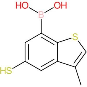 (3-methyl-5-sulfanyl-1-benzothiophen-7-yl)boronic acid