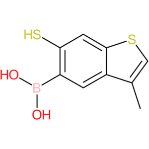(3-methyl-6-sulfanyl-1-benzothiophen-5-yl)boronic acid