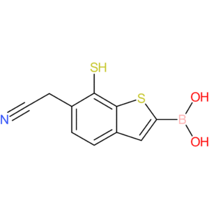 2-borono-7-mercaptobenzothiophene-6-acetonitrile