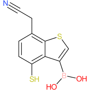 3-borono-4-mercaptobenzothiophene-7-acetonitrile