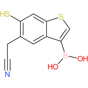 3-borono-6-mercaptobenzothiophene-5-acetonitrile