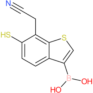 3-borono-6-mercaptobenzothiophene-7-acetonitrile