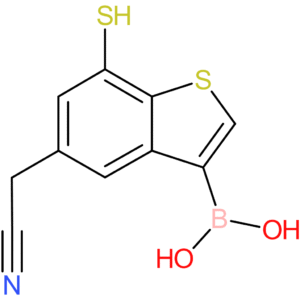 3-borono-7-mercaptobenzothiophene-5-acetonitrile