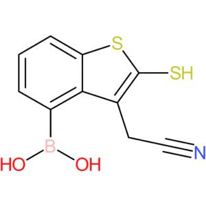 4-borono-2-mercaptobenzothiophene-3-acetonitrile