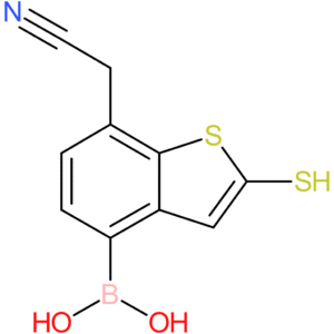4-borono-2-mercaptobenzothiophene-7-acetonitrile