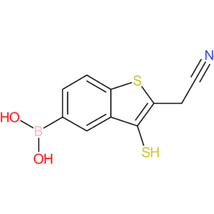 5-borono-3-mercaptobenzothiophene-2-acetonitrile